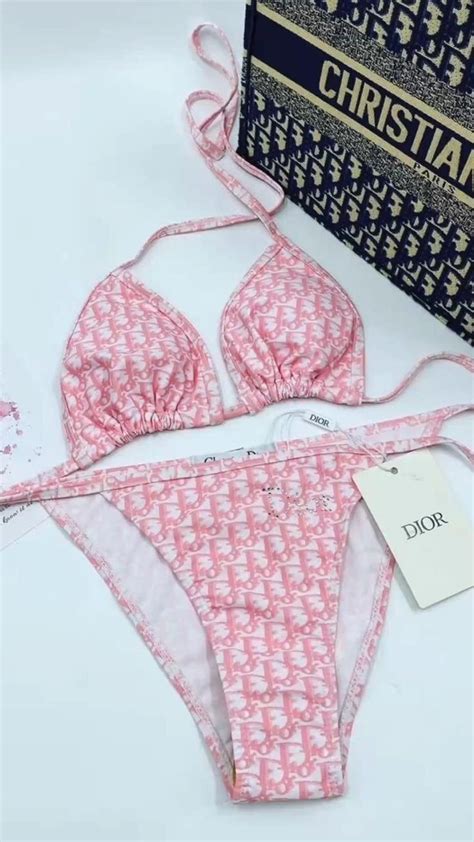 pink dior bikini top|Dior swimwear for women.